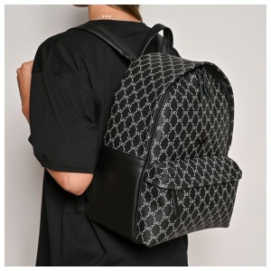 Χειροποίητη τσάντα πλάτης backpack απο συνθετικό δερμα